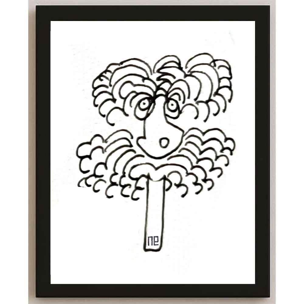 Nezih Danyal Tipler Kişiye Özel Sertifikalı Sınırlı Fine Art Karikatür Baskı NTP00368