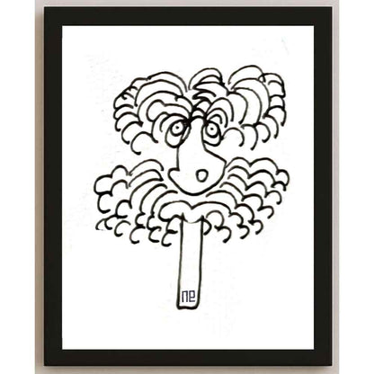 Nezih Danyal Tipler Kişiye Özel Sertifikalı Sınırlı Fine Art Karikatür Baskı NTP00368