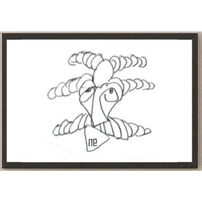 Nezih Danyal Tipler Kişiye Özel Sertifikalı Sınırlı Fine Art Karikatür Baskı NTP00379
