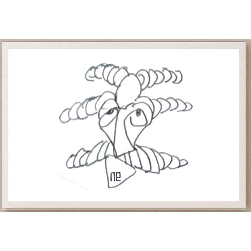 Nezih Danyal Tipler Kişiye Özel Sertifikalı Sınırlı Fine Art Karikatür Baskı NTP00379