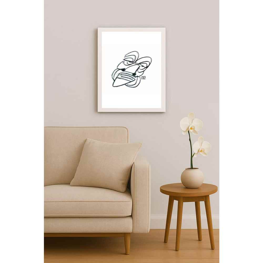 Nezih Danyal Tipler Kişiye Özel Sertifikalı Sınırlı Fine Art Karikatür Baskı NTP00388