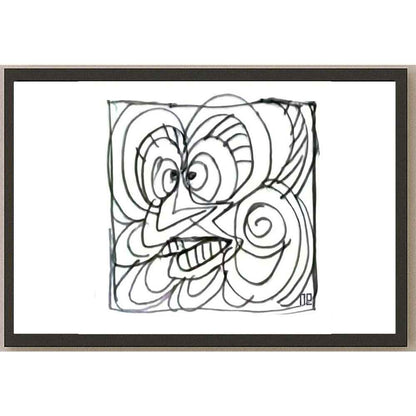 Nezih Danyal Tipler Kişiye Özel Sertifikalı Sınırlı Fine Art Karikatür Baskı NTP00391