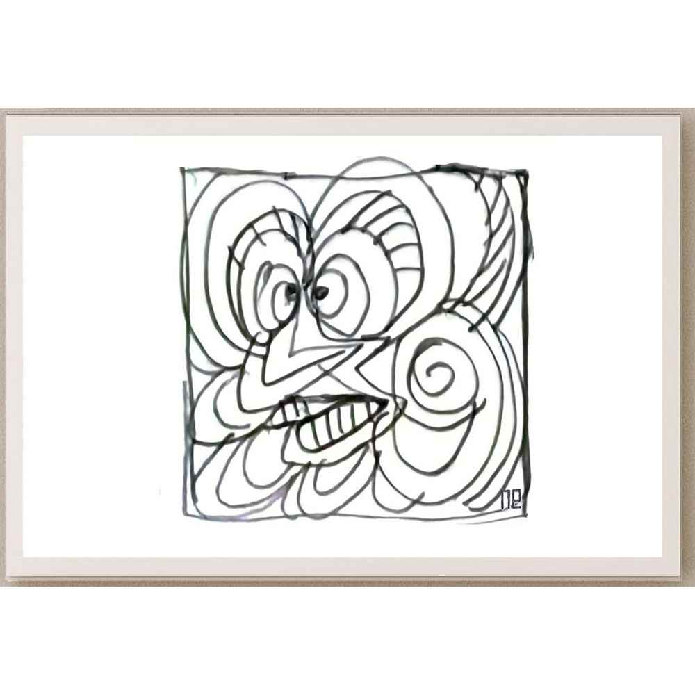 Nezih Danyal Tipler Kişiye Özel Sertifikalı Sınırlı Fine Art Karikatür Baskı NTP00391