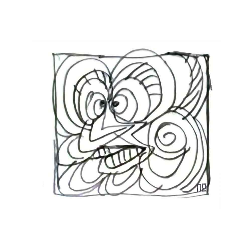 Nezih Danyal Tipler Kişiye Özel Sertifikalı Sınırlı Fine Art Karikatür Baskı NTP00391