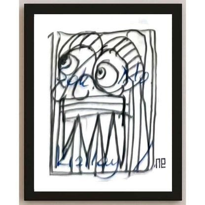 Nezih Danyal Tipler Kişiye Özel Sertifikalı Sınırlı Fine Art Karikatür Baskı NTP00392