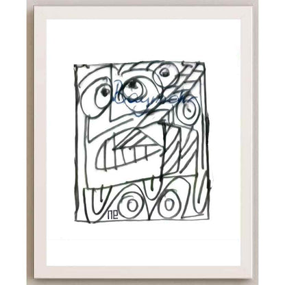 Nezih Danyal Tipler Kişiye Özel Sertifikalı Sınırlı Fine Art Karikatür Baskı NTP00393
