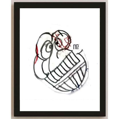 Nezih Danyal Tipler Kişiye Özel Sertifikalı Sınırlı Fine Art Karikatür Baskı NTP00396