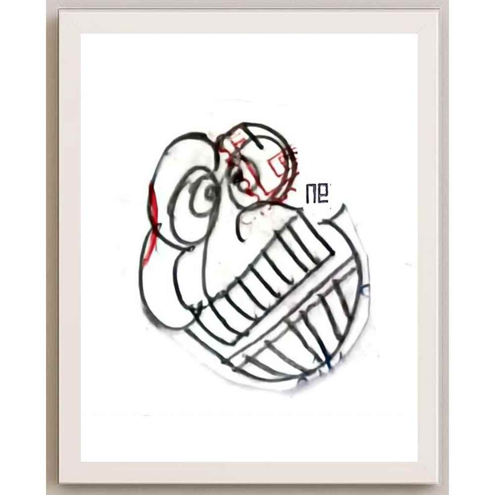 Nezih Danyal Tipler Kişiye Özel Sertifikalı Sınırlı Fine Art Karikatür Baskı NTP00396