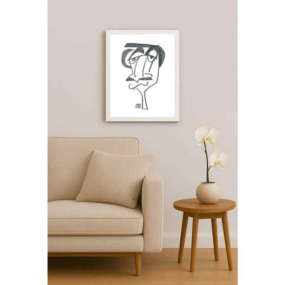 Nezih Danyal Tipler Kişiye Özel Sertifikalı Sınırlı Fine Art Karikatür Baskı NTP00400
