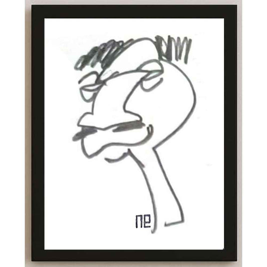 Nezih Danyal Tipler Kişiye Özel Sertifikalı Sınırlı Fine Art Karikatür Baskı NTP00401