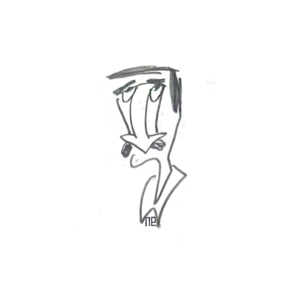 Nezih Danyal Tipler Kişiye Özel Sertifikalı Sınırlı Fine Art Karikatür Baskı NTP00402