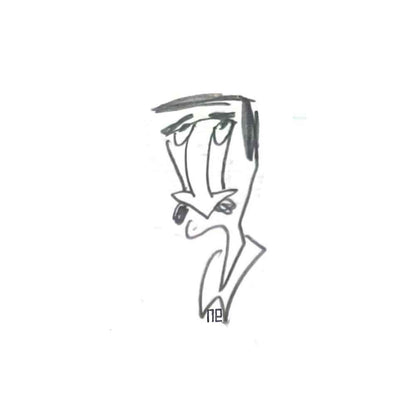 Nezih Danyal Tipler Kişiye Özel Sertifikalı Sınırlı Fine Art Karikatür Baskı NTP00402