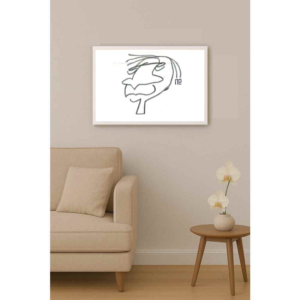 Nezih Danyal Tipler Kişiye Özel Sertifikalı Sınırlı Fine Art Karikatür Baskı NTP00404