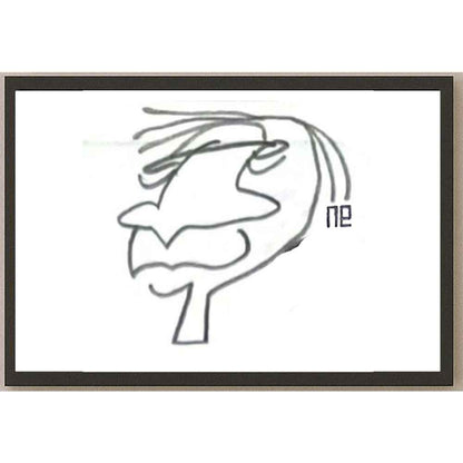 Nezih Danyal Tipler Kişiye Özel Sertifikalı Sınırlı Fine Art Karikatür Baskı NTP00404
