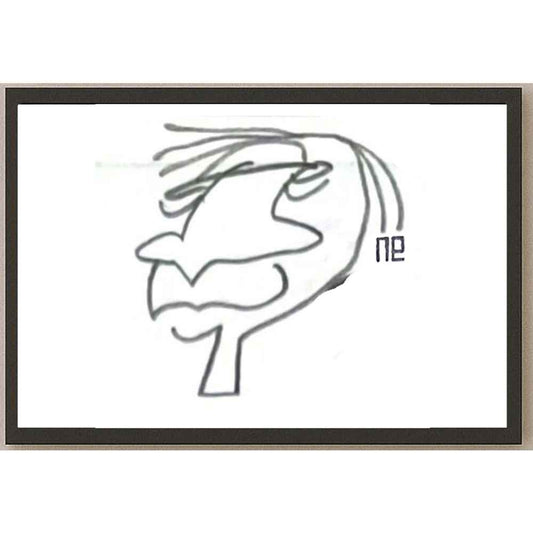 Nezih Danyal Tipler Kişiye Özel Sertifikalı Sınırlı Fine Art Karikatür Baskı NTP00404