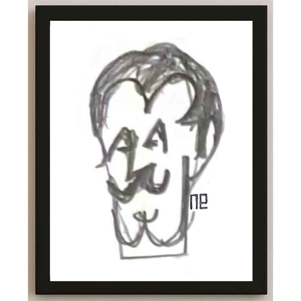 Nezih Danyal Tipler Kişiye Özel Sertifikalı Sınırlı Fine Art Karikatür Baskı NTP00408