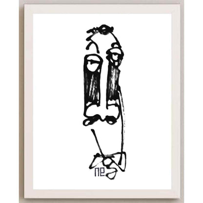Nezih Danyal Tipler Kişiye Özel Sertifikalı Sınırlı Fine Art Karikatür Baskı NTP00410