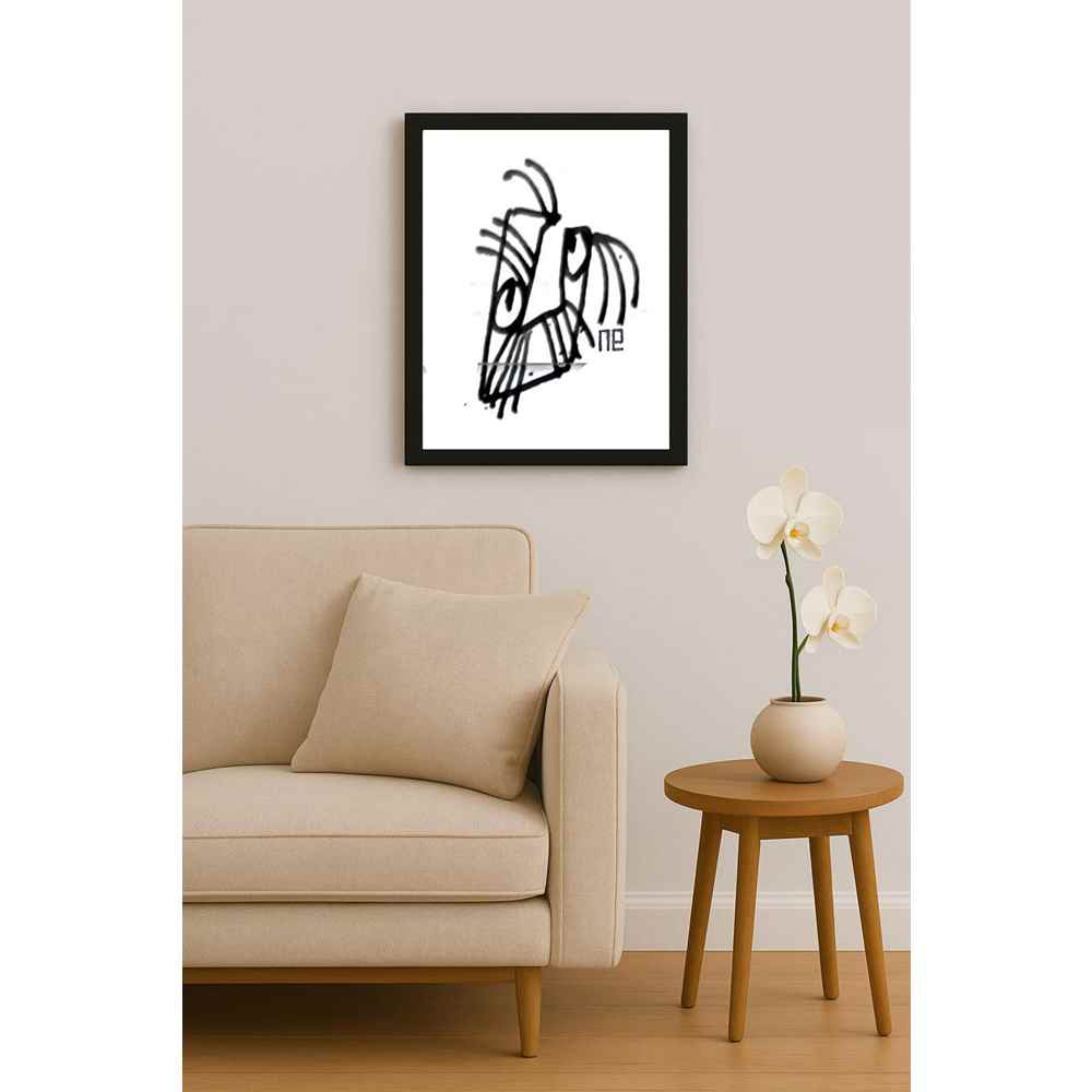Nezih Danyal Tipler Kişiye Özel Sertifikalı Sınırlı Fine Art Karikatür Baskı NTP00415