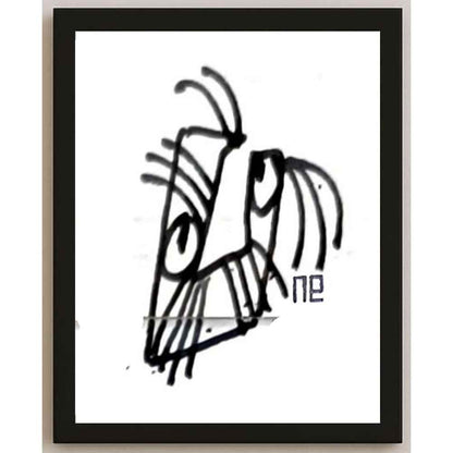 Nezih Danyal Tipler Kişiye Özel Sertifikalı Sınırlı Fine Art Karikatür Baskı NTP00415