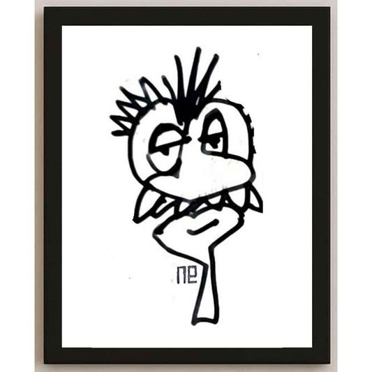 Nezih Danyal Tipler Kişiye Özel Sertifikalı Sınırlı Fine Art Karikatür Baskı NTP00421