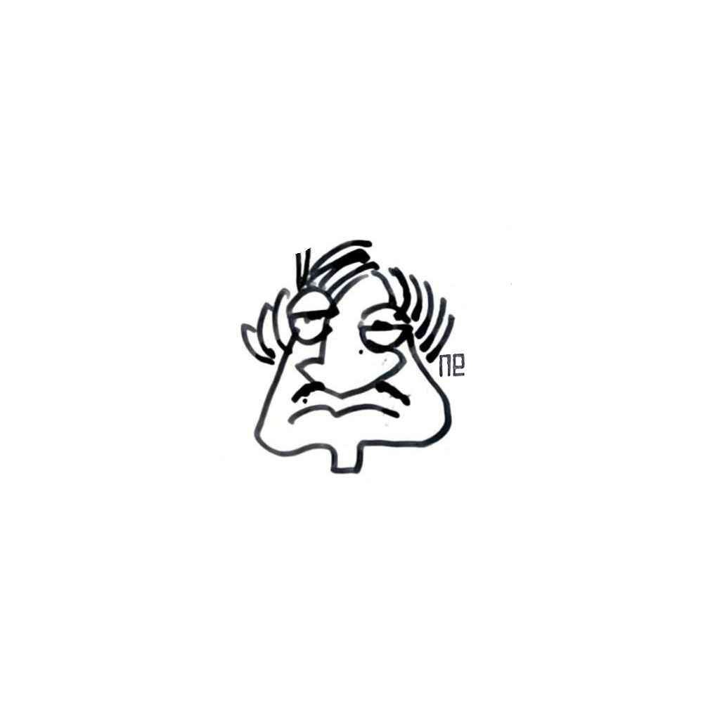 Nezih Danyal Tipler Kişiye Özel Sertifikalı Sınırlı Fine Art Karikatür Baskı NTP00424