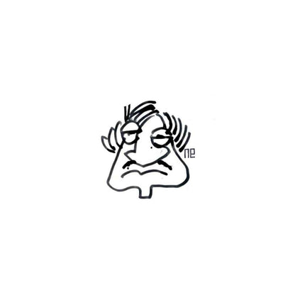 Nezih Danyal Tipler Kişiye Özel Sertifikalı Sınırlı Fine Art Karikatür Baskı NTP00424