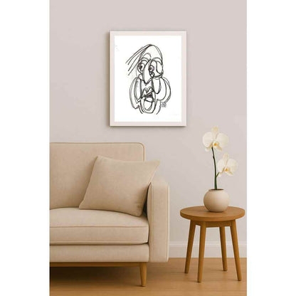 Nezih Danyal Tipler Kişiye Özel Sertifikalı Sınırlı Fine Art Karikatür Baskı NTP00425