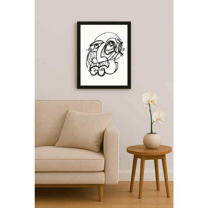 Nezih Danyal Tipler Kişiye Özel Sertifikalı Sınırlı Fine Art Karikatür Baskı NTP00427