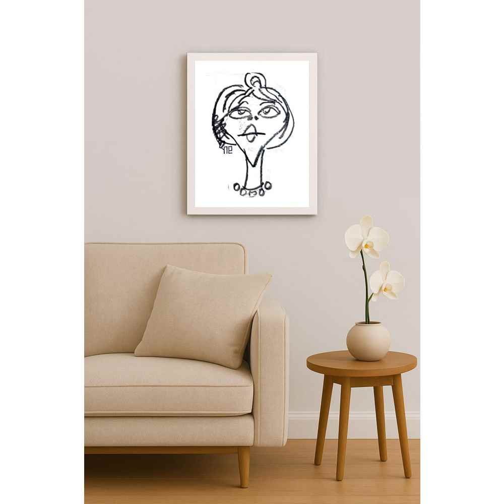 Nezih Danyal Tipler Kişiye Özel Sertifikalı Sınırlı Fine Art Karikatür Baskı NTP00430