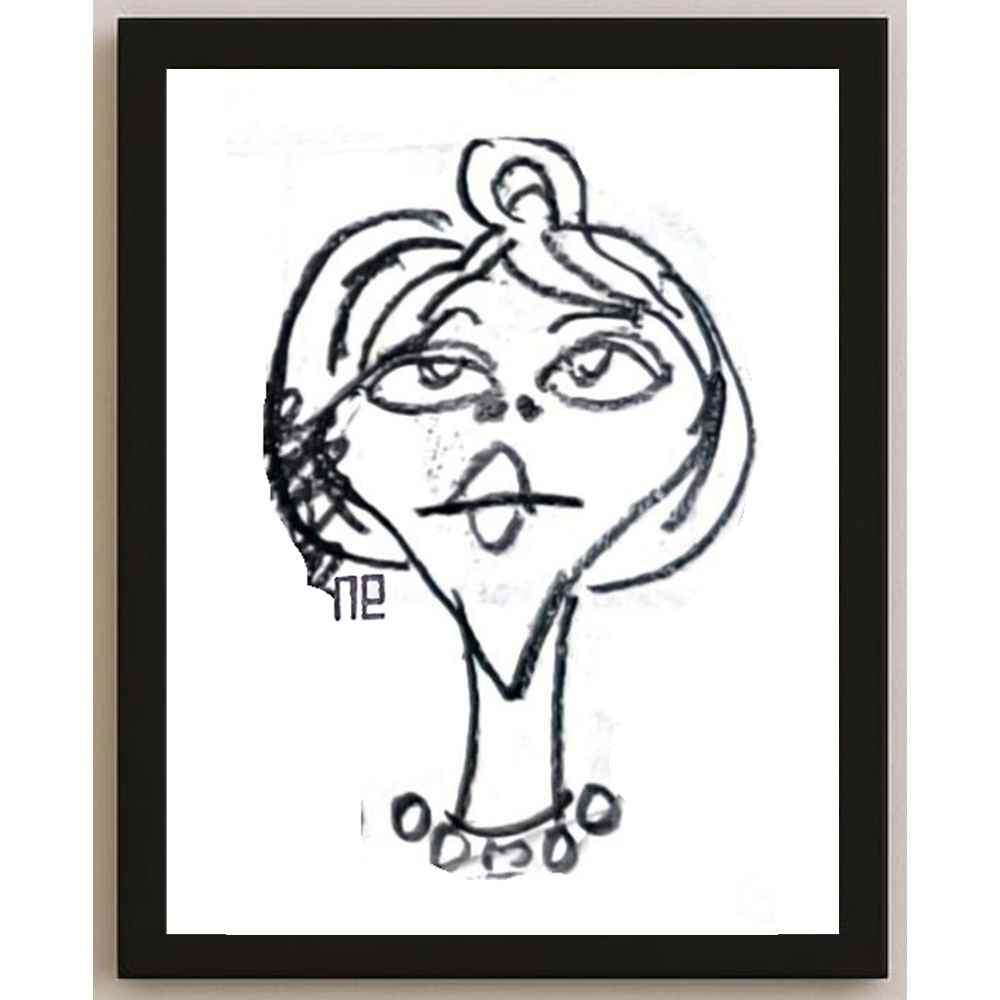 Nezih Danyal Tipler Kişiye Özel Sertifikalı Sınırlı Fine Art Karikatür Baskı NTP00430