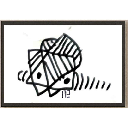 Nezih Danyal Tipler Kişiye Özel Sertifikalı Sınırlı Fine Art Karikatür Baskı NTP00432