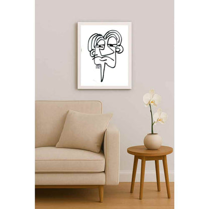 Nezih Danyal Tipler Kişiye Özel Sertifikalı Sınırlı Fine Art Karikatür Baskı NTP00433