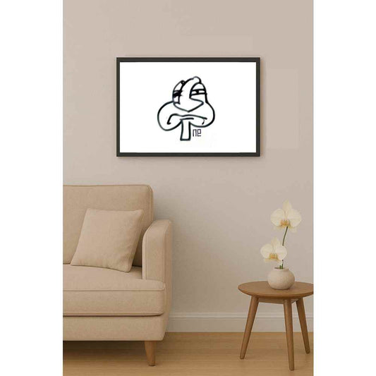 Nezih Danyal Tipler Kişiye Özel Sertifikalı Sınırlı Fine Art Karikatür Baskı NTP00434