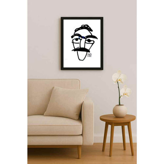 Nezih Danyal Tipler Kişiye Özel Sertifikalı Sınırlı Fine Art Karikatür Baskı NTP00438