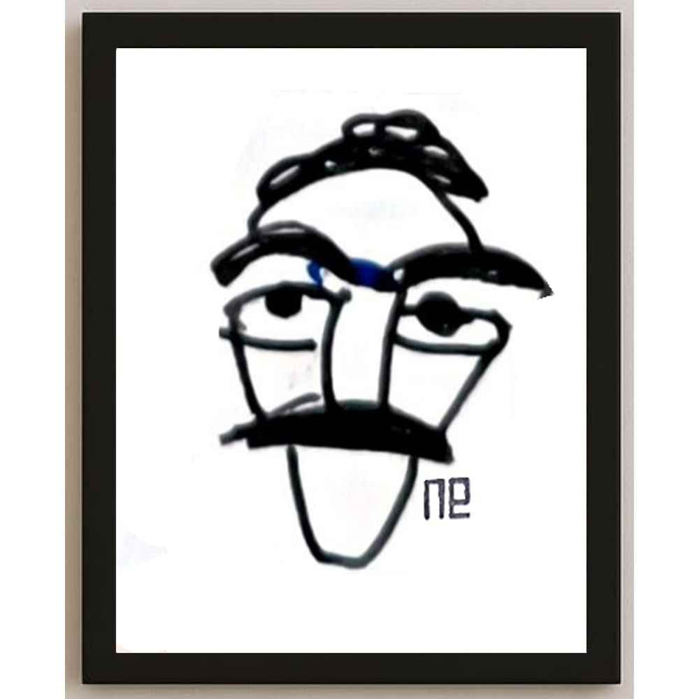 Nezih Danyal Tipler Kişiye Özel Sertifikalı Sınırlı Fine Art Karikatür Baskı NTP00438