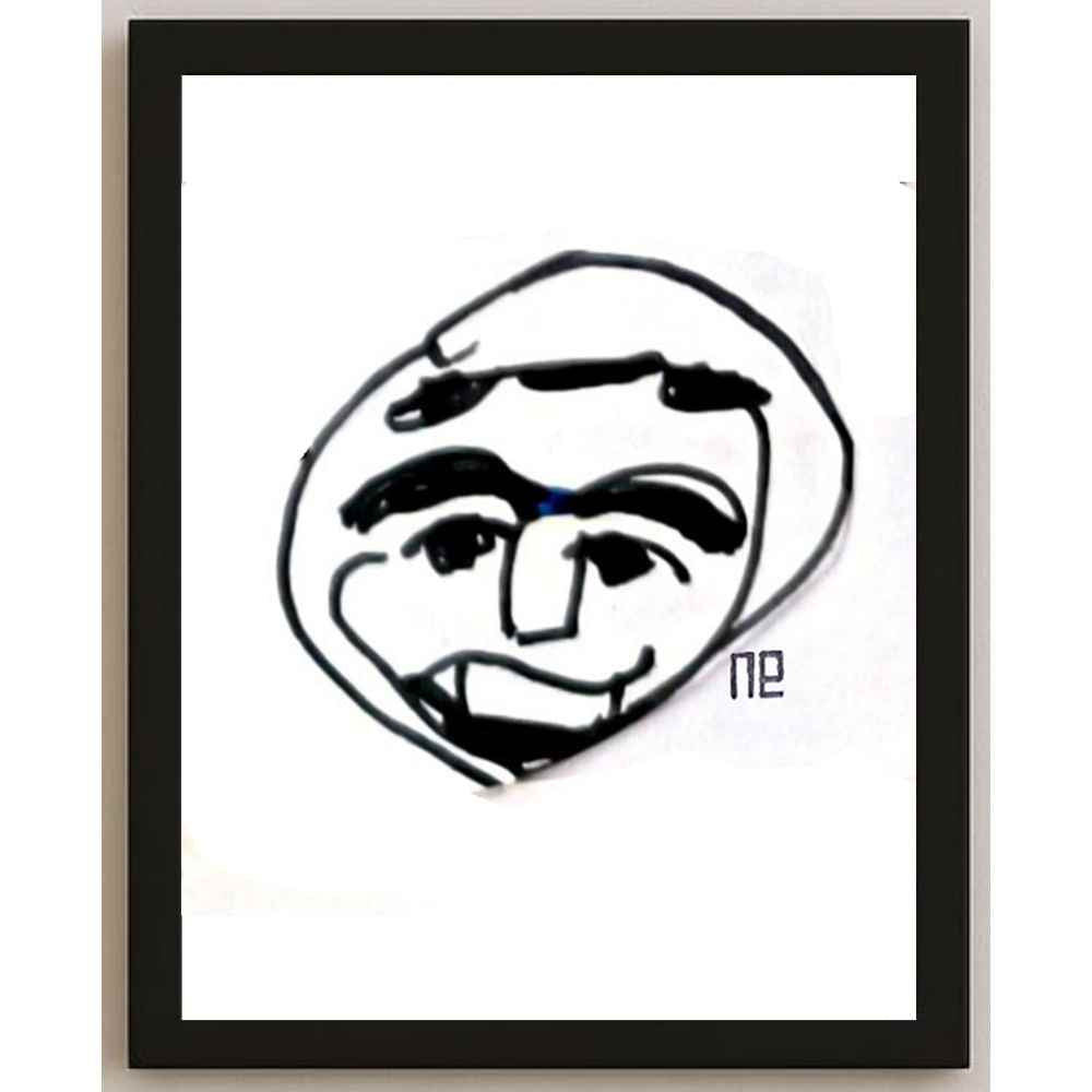 Nezih Danyal Tipler Kişiye Özel Sertifikalı Sınırlı Fine Art Karikatür Baskı NTP00439