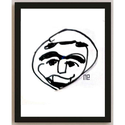 Nezih Danyal Tipler Kişiye Özel Sertifikalı Sınırlı Fine Art Karikatür Baskı NTP00439