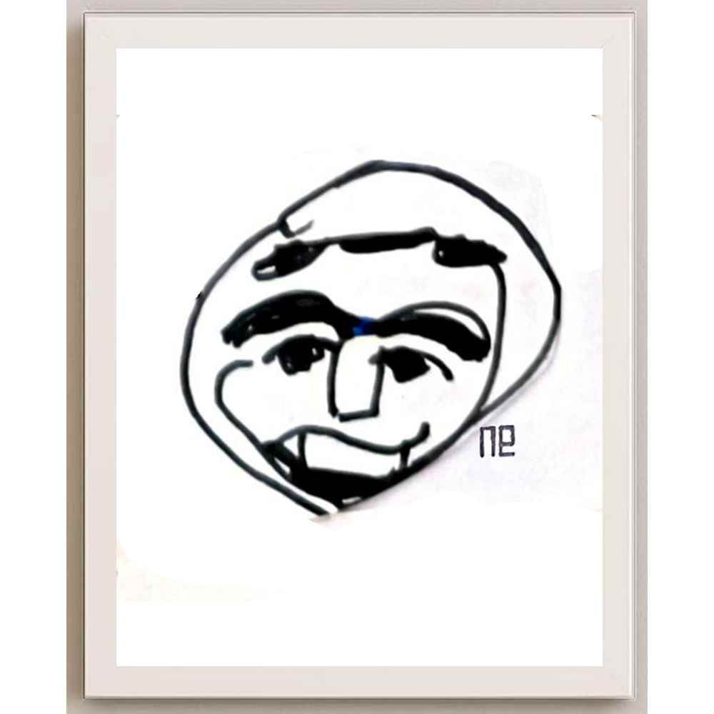 Nezih Danyal Tipler Kişiye Özel Sertifikalı Sınırlı Fine Art Karikatür Baskı NTP00439