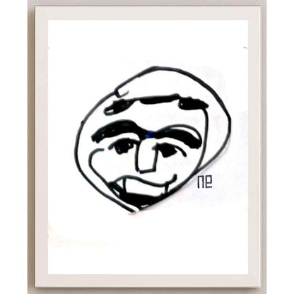 Nezih Danyal Tipler Kişiye Özel Sertifikalı Sınırlı Fine Art Karikatür Baskı NTP00439