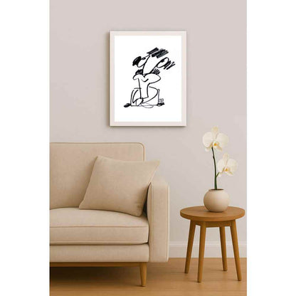 Nezih Danyal Tipler Kişiye Özel Sertifikalı Sınırlı Fine Art Karikatür Baskı NTP00442