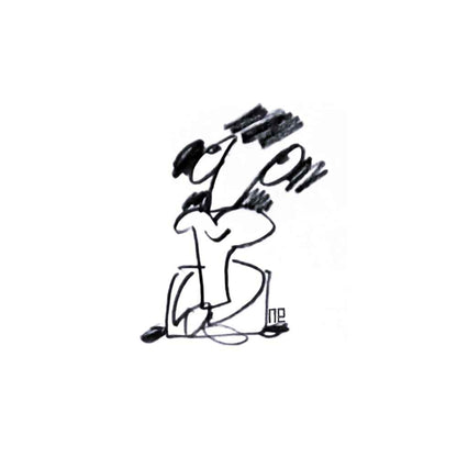 Nezih Danyal Tipler Kişiye Özel Sertifikalı Sınırlı Fine Art Karikatür Baskı NTP00442