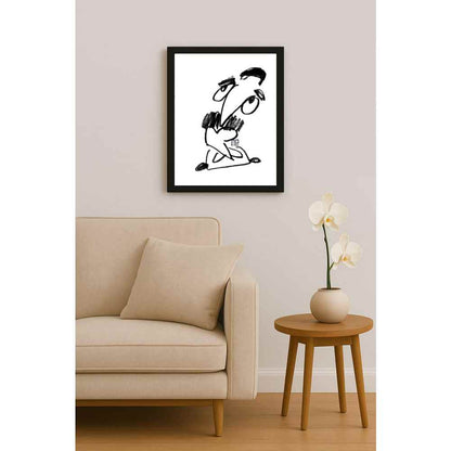 Nezih Danyal Tipler Kişiye Özel Sertifikalı Sınırlı Fine Art Karikatür Baskı NTP00443