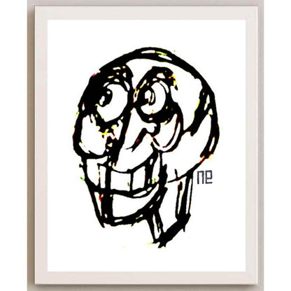 Nezih Danyal Tipler Kişiye Özel Sertifikalı Sınırlı Fine Art Karikatür Baskı NTP00450