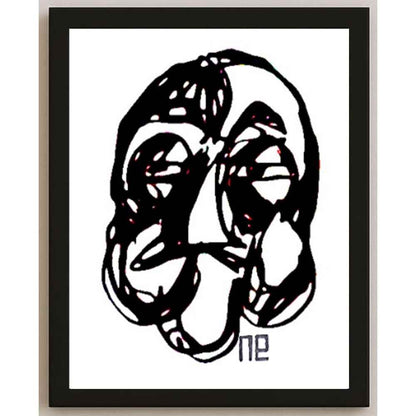 Nezih Danyal Tipler Kişiye Özel Sertifikalı Sınırlı Fine Art Karikatür Baskı NTP00451