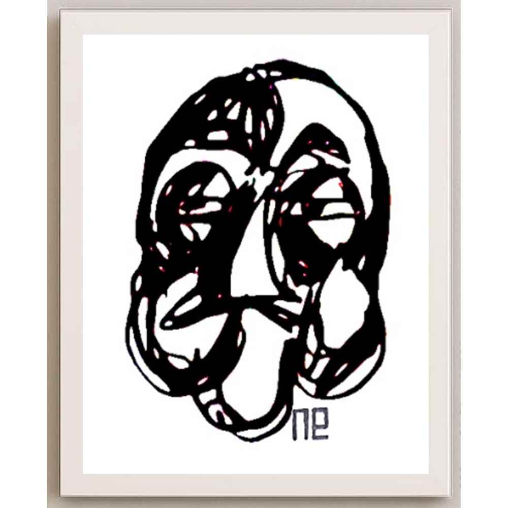 Nezih Danyal Tipler Kişiye Özel Sertifikalı Sınırlı Fine Art Karikatür Baskı NTP00451