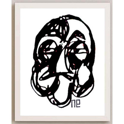 Nezih Danyal Tipler Kişiye Özel Sertifikalı Sınırlı Fine Art Karikatür Baskı NTP00451