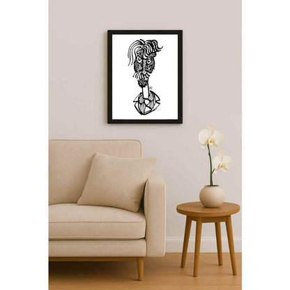 Nezih Danyal Tipler Kişiye Özel Sertifikalı Sınırlı Fine Art Karikatür Baskı NTP00455