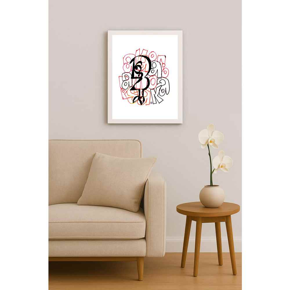 Nezih Danyal Tipler Kişiye Özel Sertifikalı Sınırlı Fine Art Karikatür Baskı NTP00456
