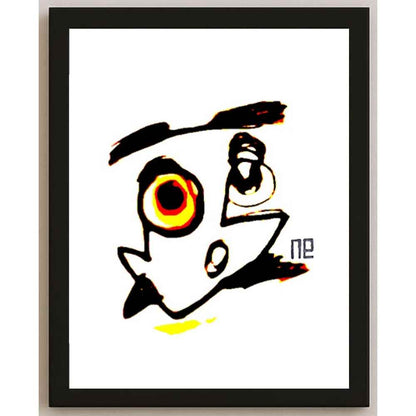 Nezih Danyal Tipler Kişiye Özel Sertifikalı Sınırlı Fine Art Karikatür Baskı NTP00459