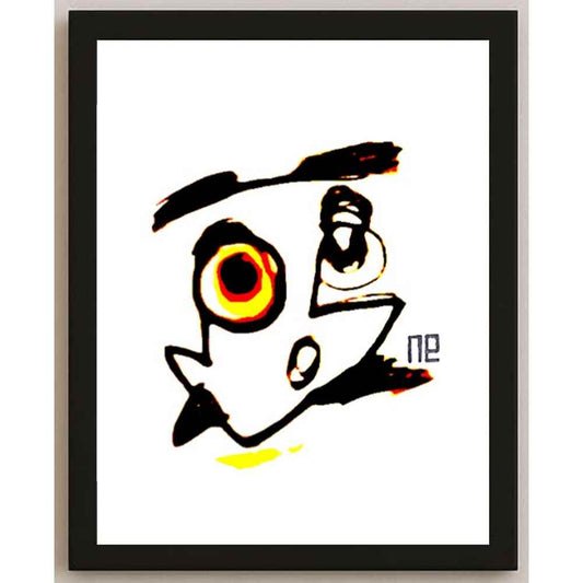 Nezih Danyal Tipler Kişiye Özel Sertifikalı Sınırlı Fine Art Karikatür Baskı NTP00459